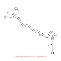 Genuine Mercedes-Benz Suspension Strut Bolt 0049908804